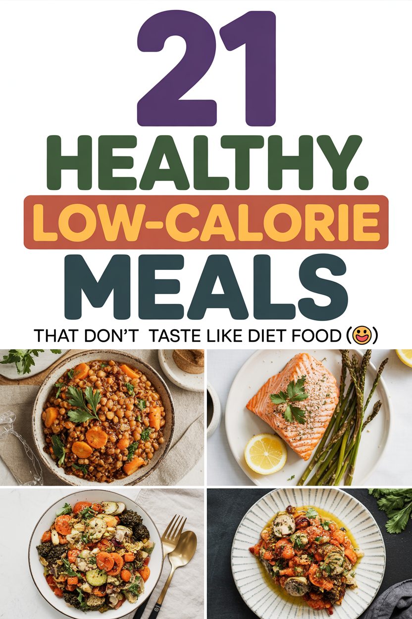 Low-Calorie Meals: Enjoy Tasty Food Without the Diet Dread